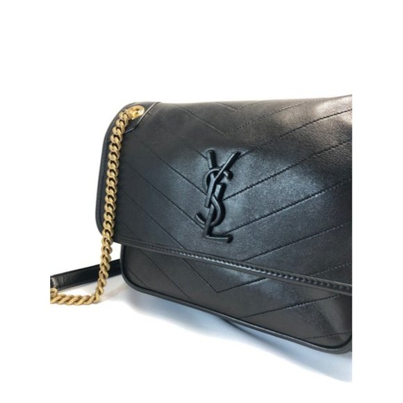 SAINT LAURENT Niki Medium Quilted Black Leather Shoulder Bag - Picture 3 of 12